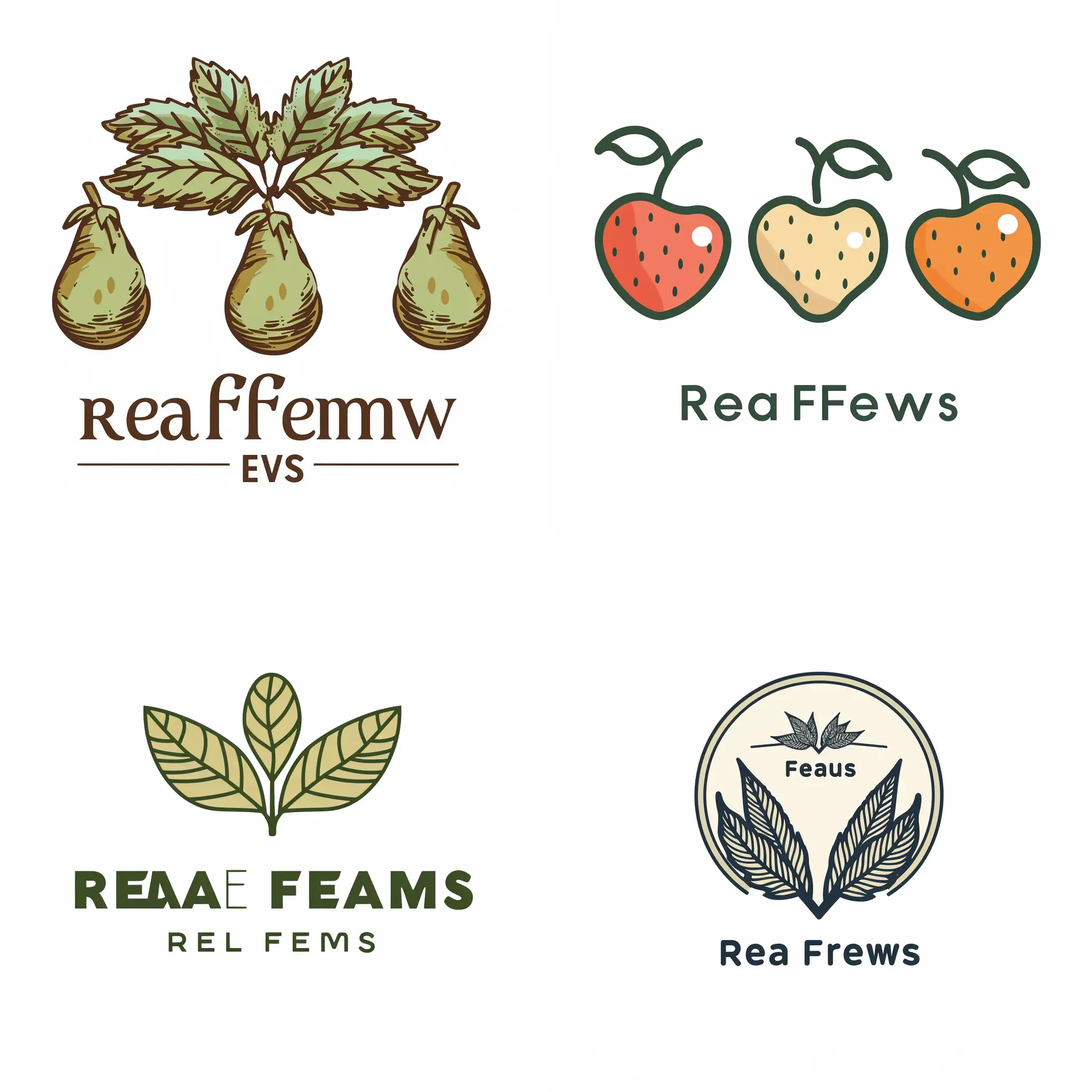Clean-and-Contemporary-Real-Farms-Food-Company-Logo