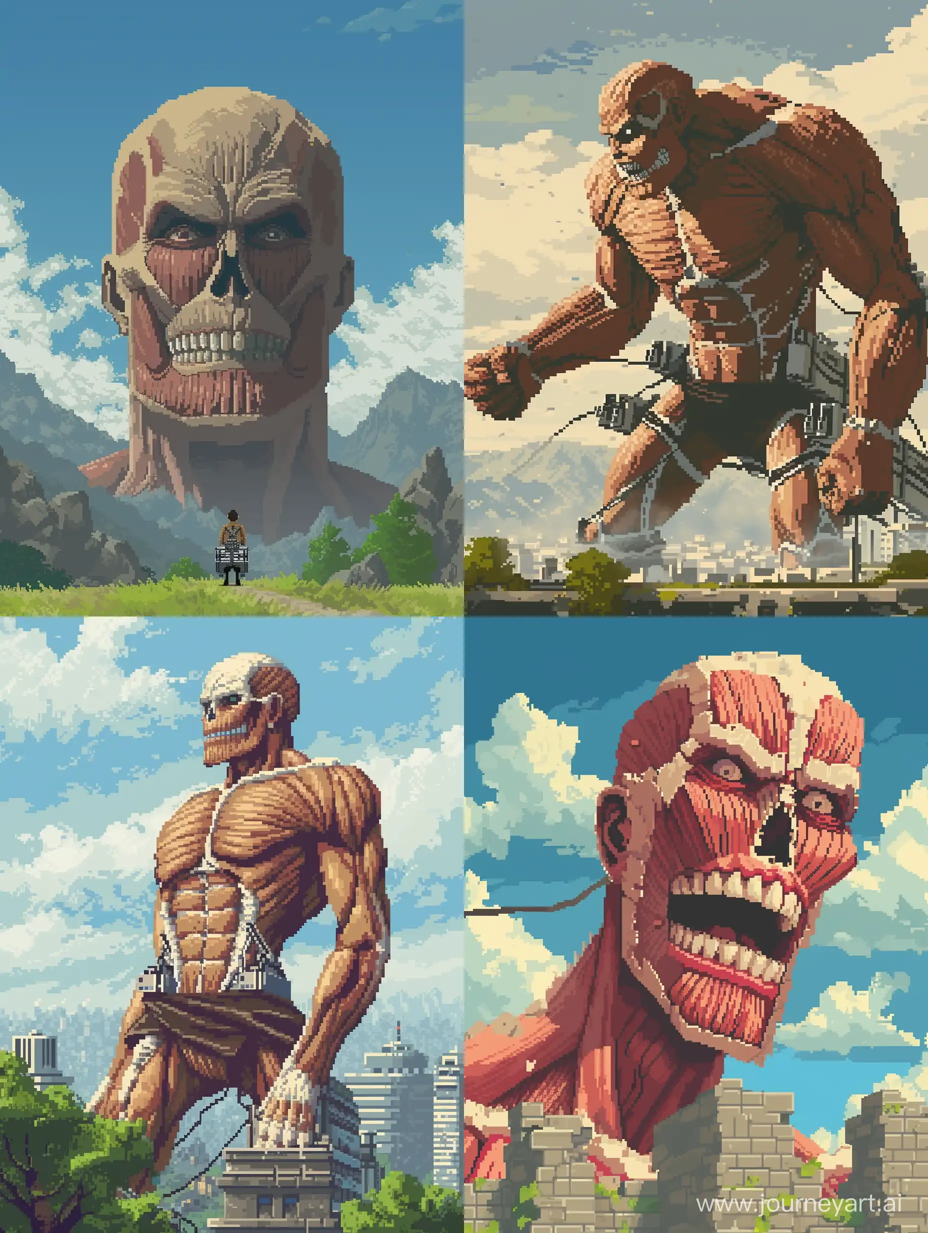 Pixel-Art-Attack-on-Titan-Intense-Battle-in-8Bit-Style