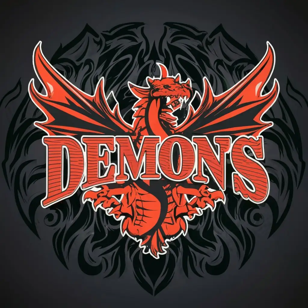 LOGO-Design-for-Demons-Intense-Red-Dragon-Symbol-with-Bold-Black-Accents-and-a-Clear-Striking-Background