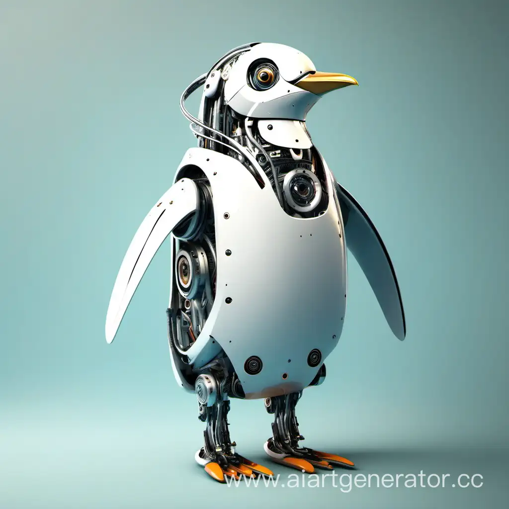 Adorable-Robot-Penguin-Interaction-for-Humans
