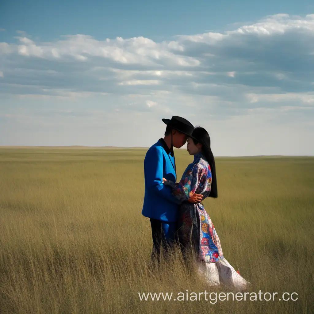 Romantic-Sunset-Stroll-in-the-Enchanting-Kalmyk-Steppe