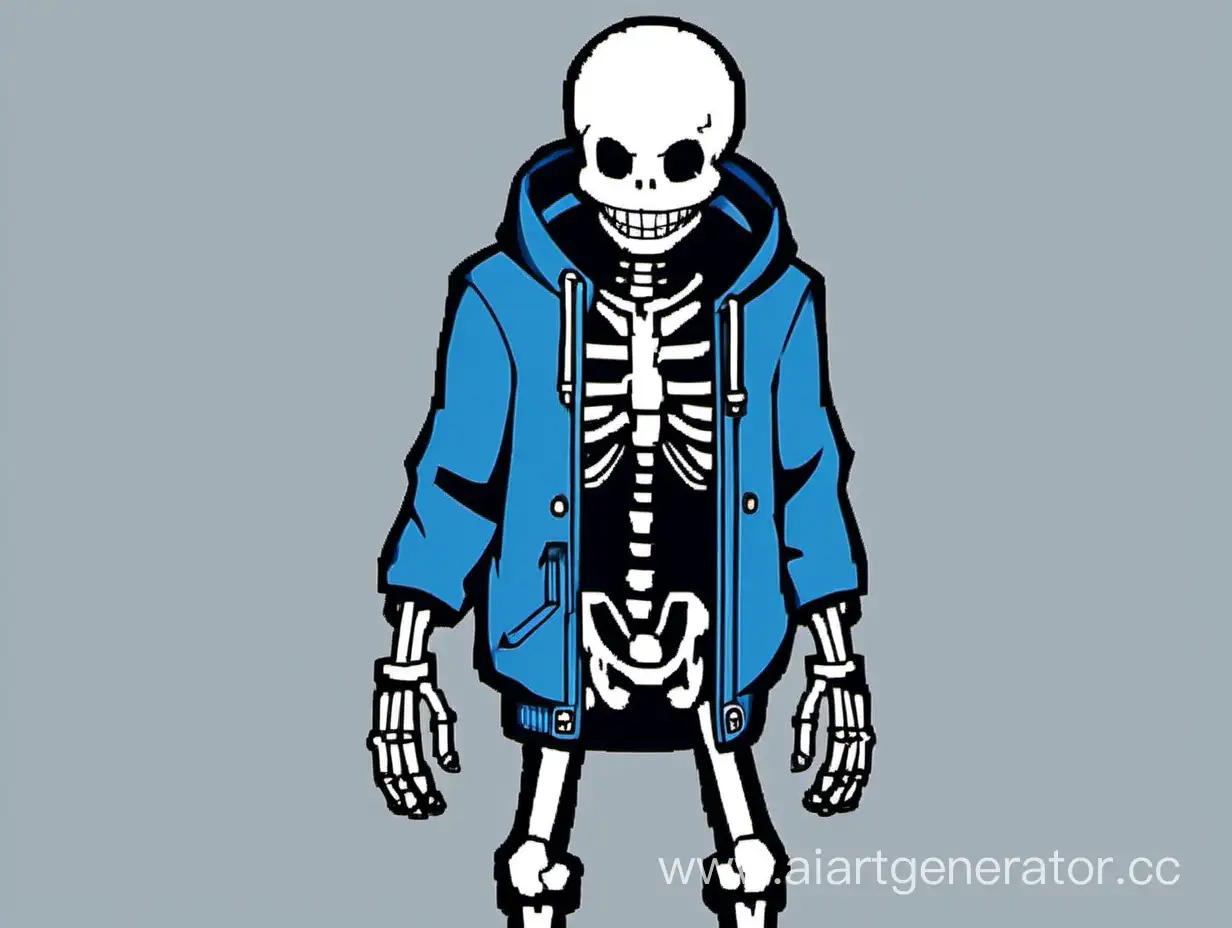 Sans-Skeleton-Undertale-Fan-Art-Mysterious-and-Playful-Character-Design