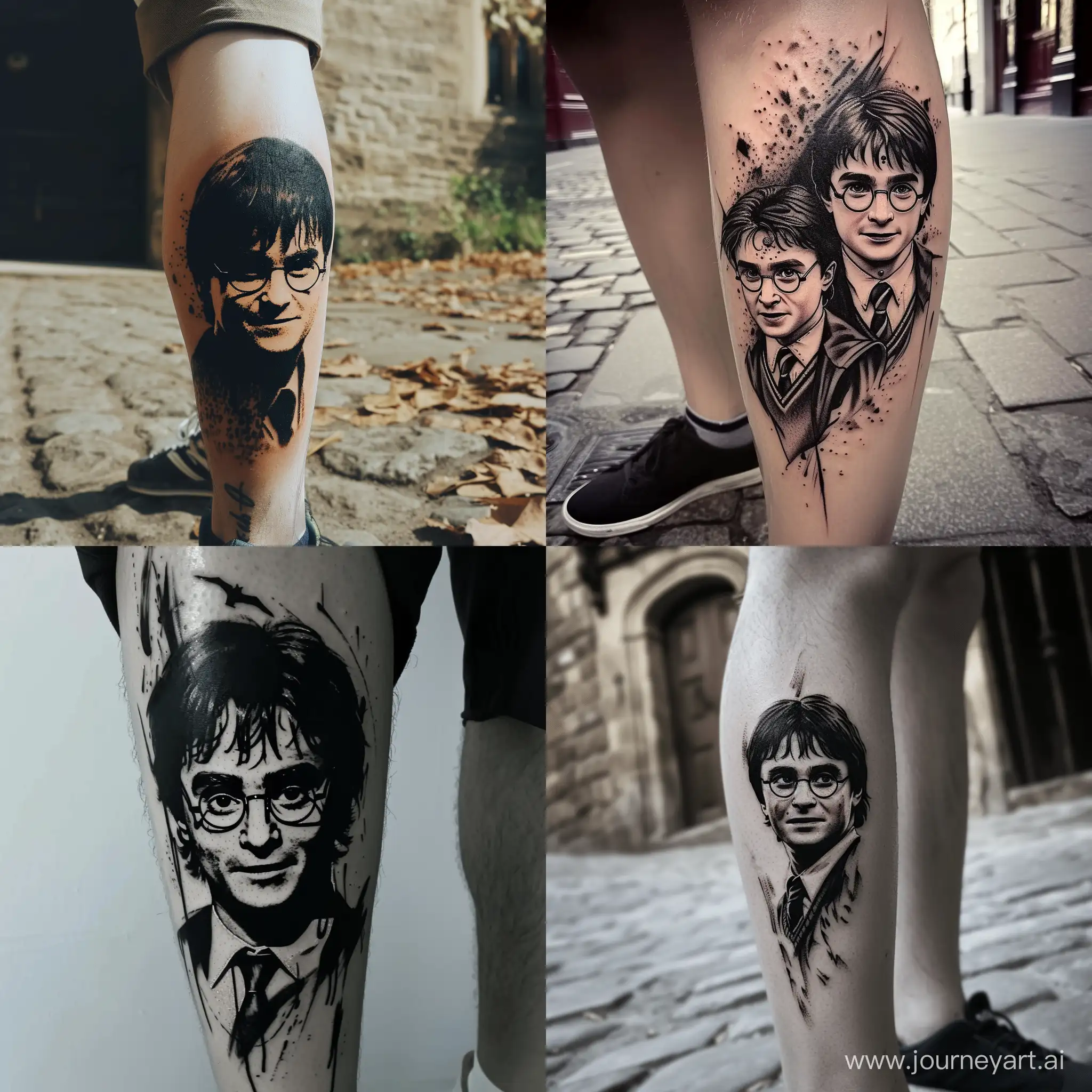 Harry-Potter-Black-Tattoo-Multiface-HyperDetailed-Graphic-Art