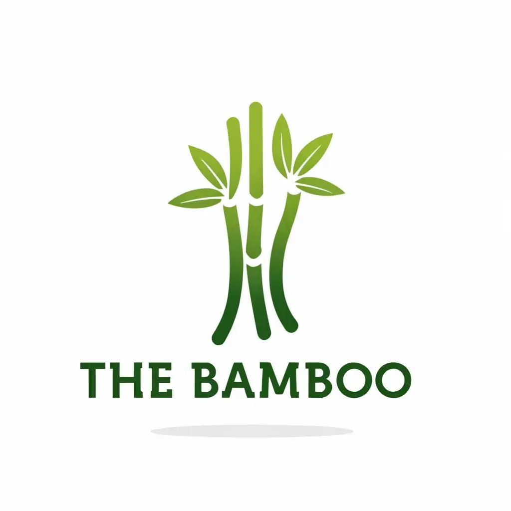 a logo design,with the text "The Bamboo", main symbol:bamboo,Moderate,be used in Education industry,clear background