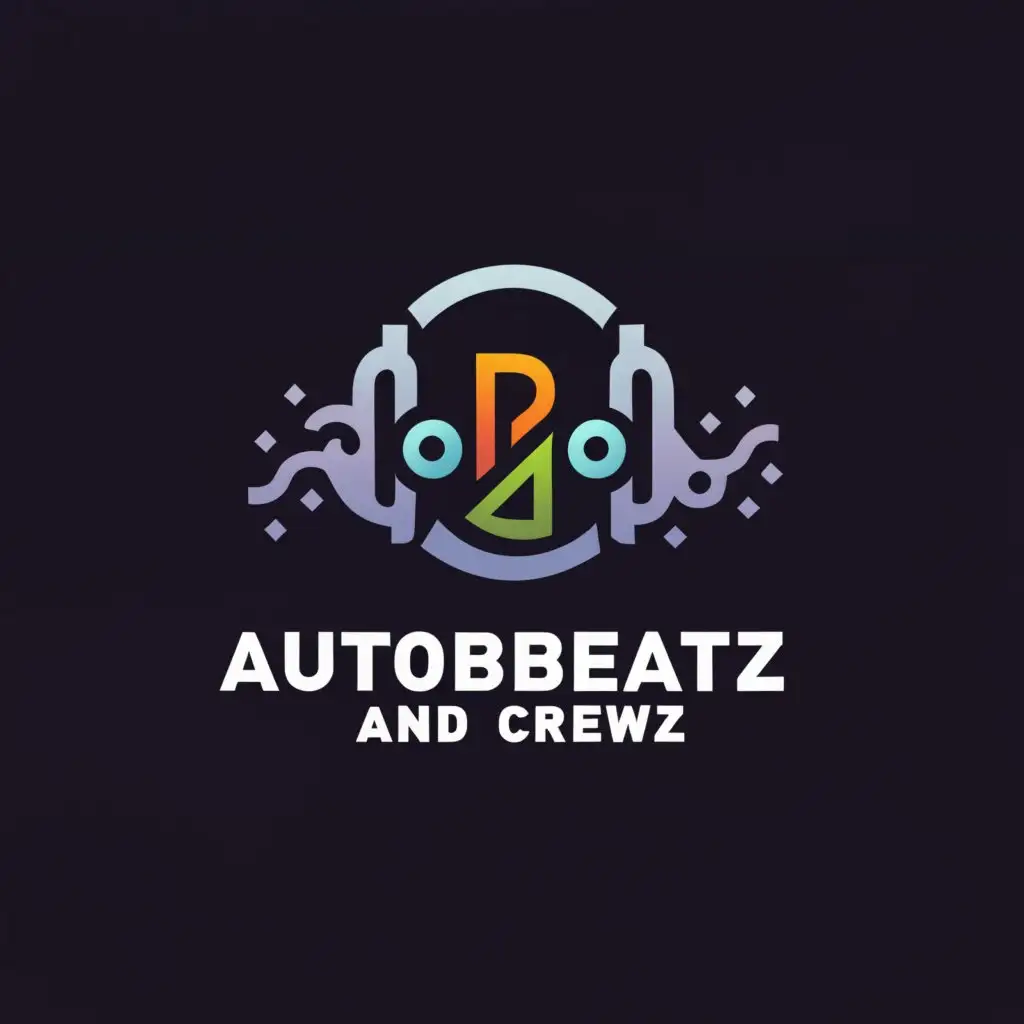 a logo design,with the text "Autobeatz and Crewz", main symbol:sound studio,Moderate,be used in Entertainment industry,clear background