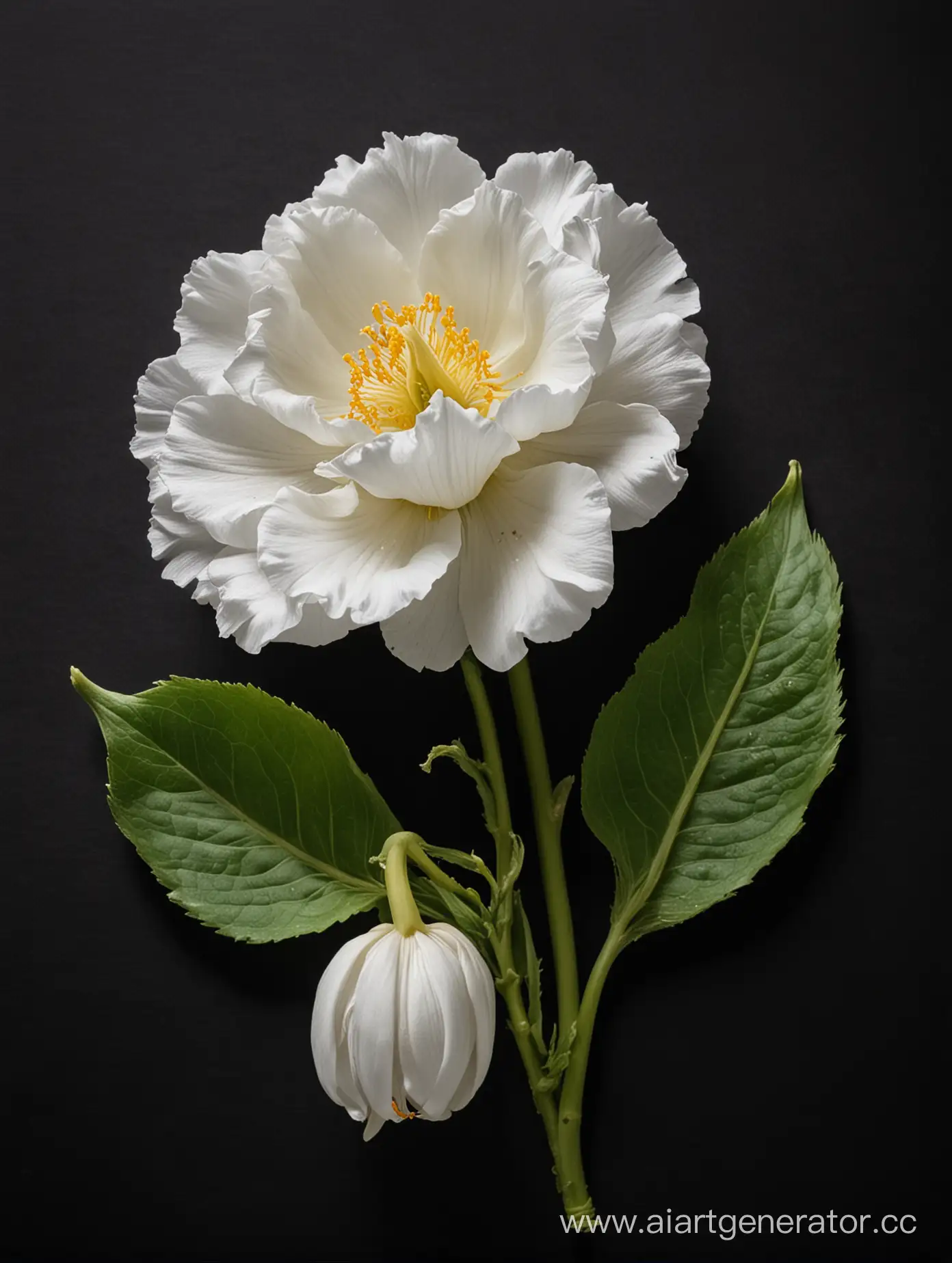 Amarnath flower on black background