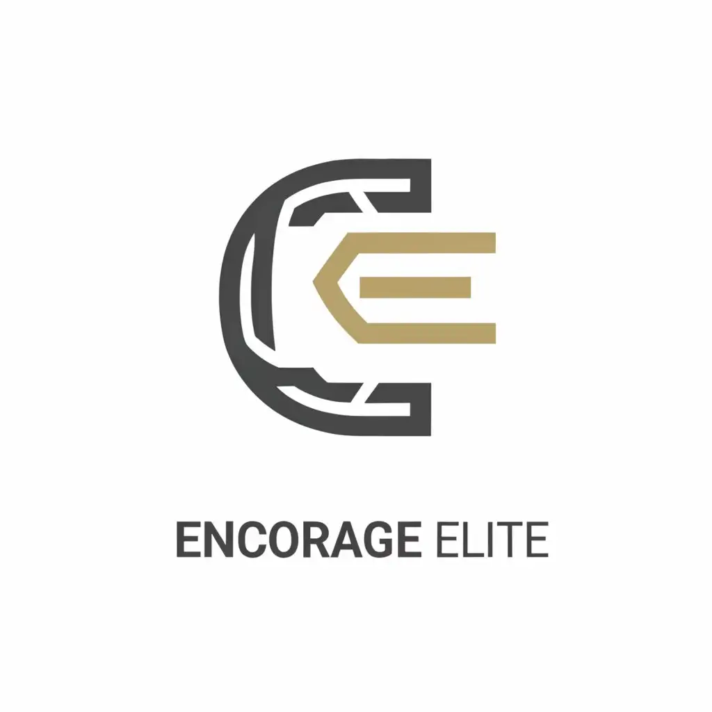 a logo design,with the text 'Encourage elite', main symbol:EE,Moderate,be used in Technology industry,black background