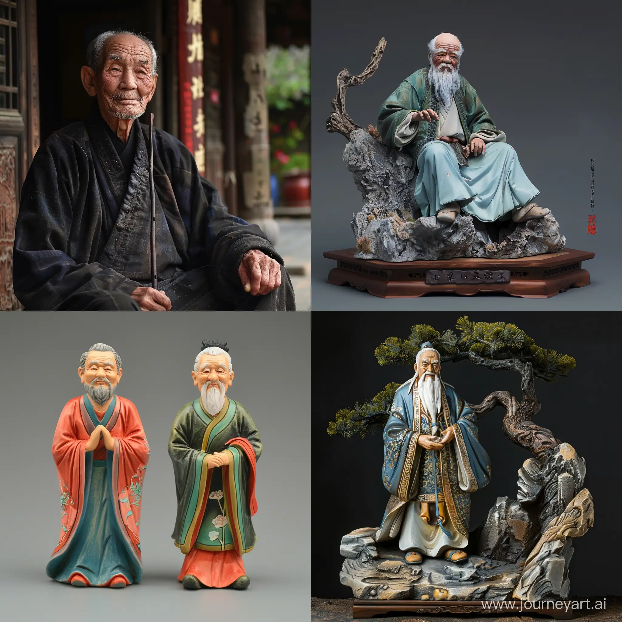 Q-Version-Elderly-Figures-Embracing-Chinese-National-Style-in-San-Su-Culture