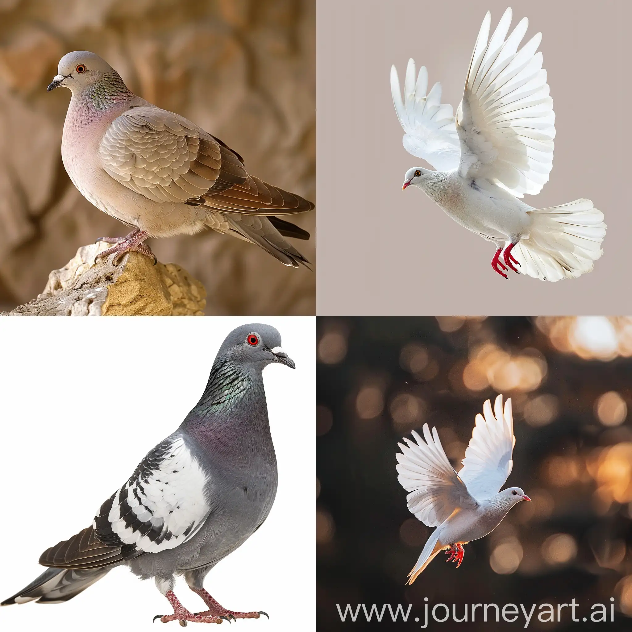 Graceful-White-Dove-in-Flight