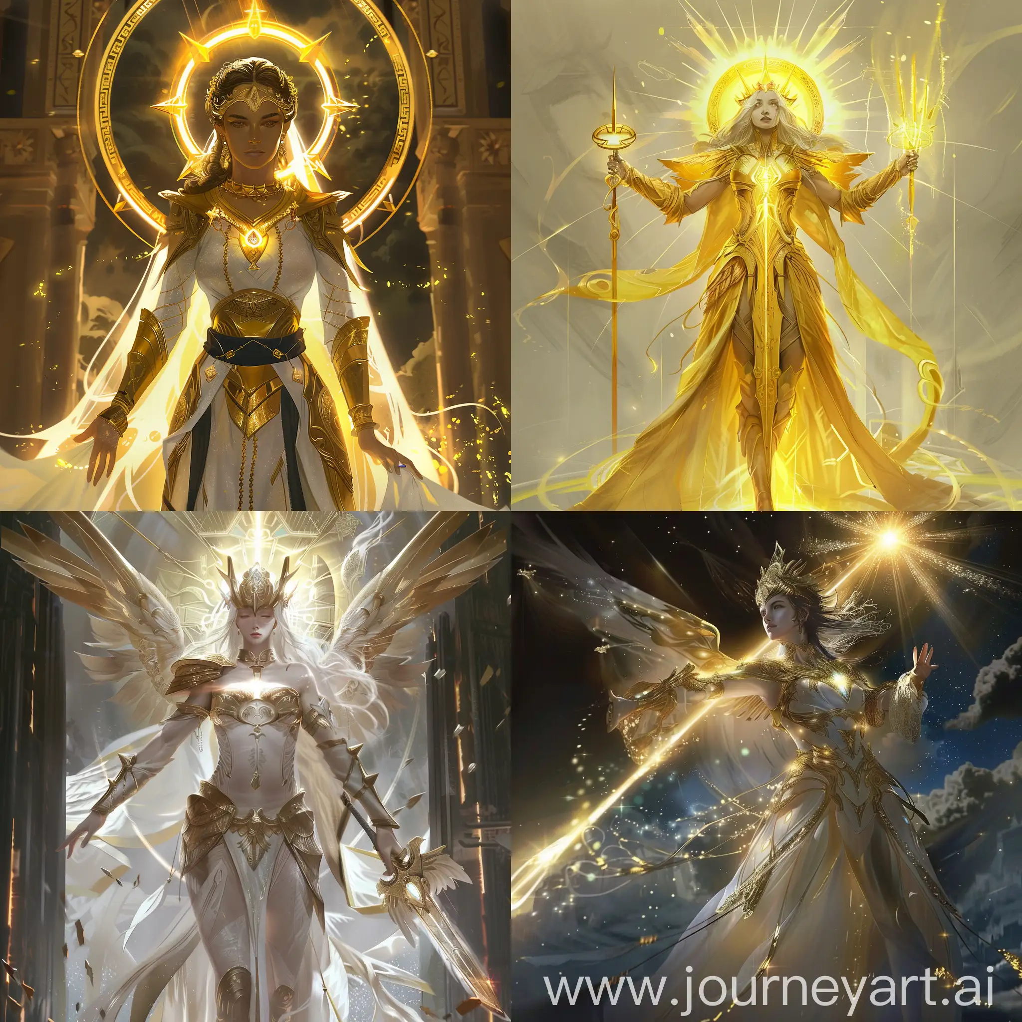 goddess of  light concept art