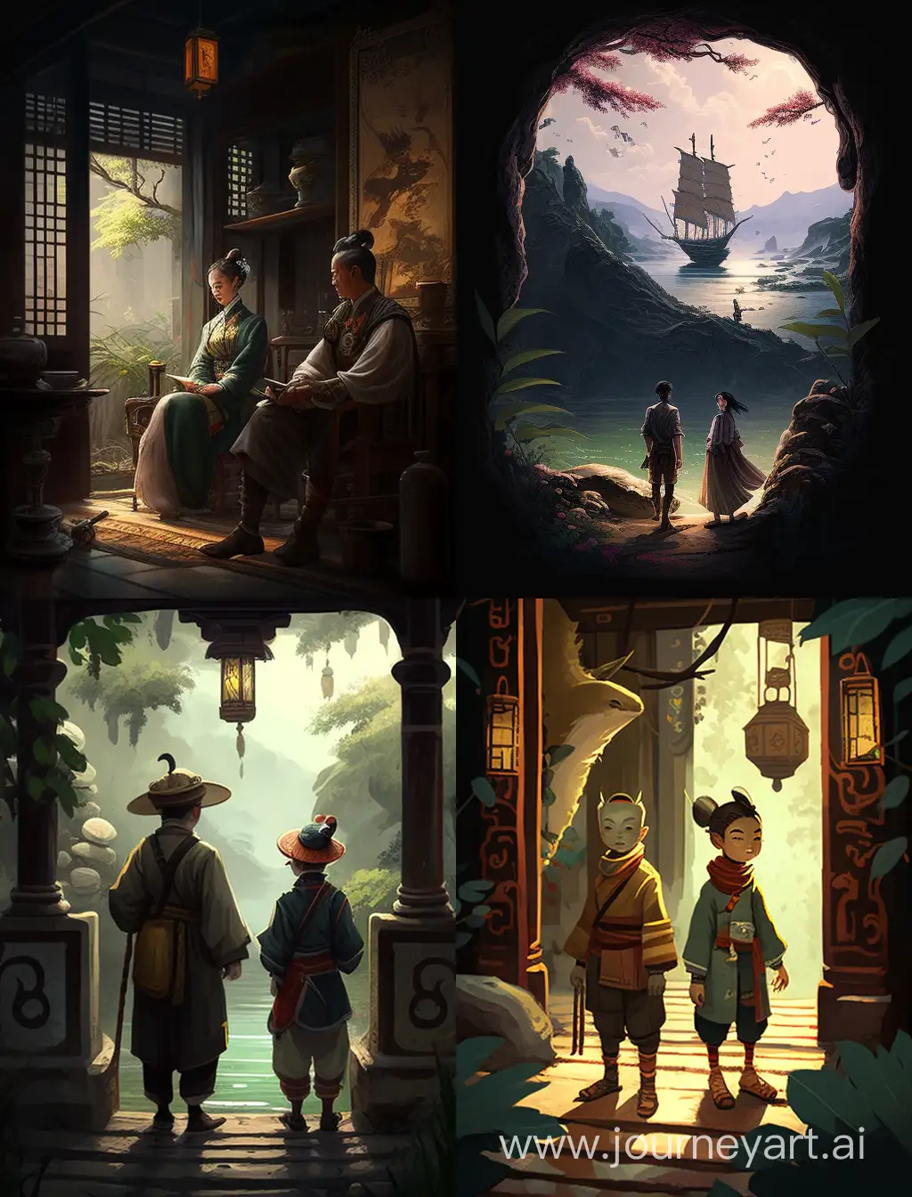 Xiao-Ming-and-Xiao-Hong-Adventure-Whimsical-Duo-in-a-43-Aspect-Ratio-Scene