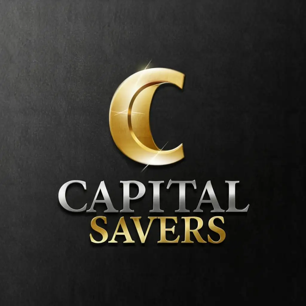 a logo design,with the text "Capital Savers", main symbol:Capital Savers,Moderate,be used in Finance industry,clear background