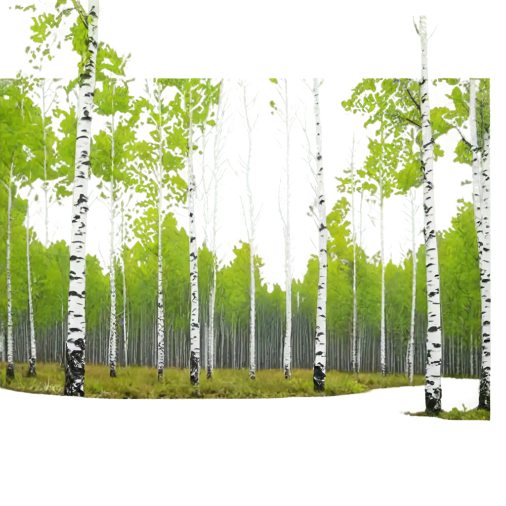 Stunning-Birch-Tree-Forest-PNG-Capturing-the-Essence-of-Natures-Beauty
