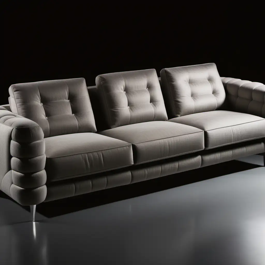 Elegant ItalianTurkish Style Sofas with Adjustable Backrest and Movable Arms