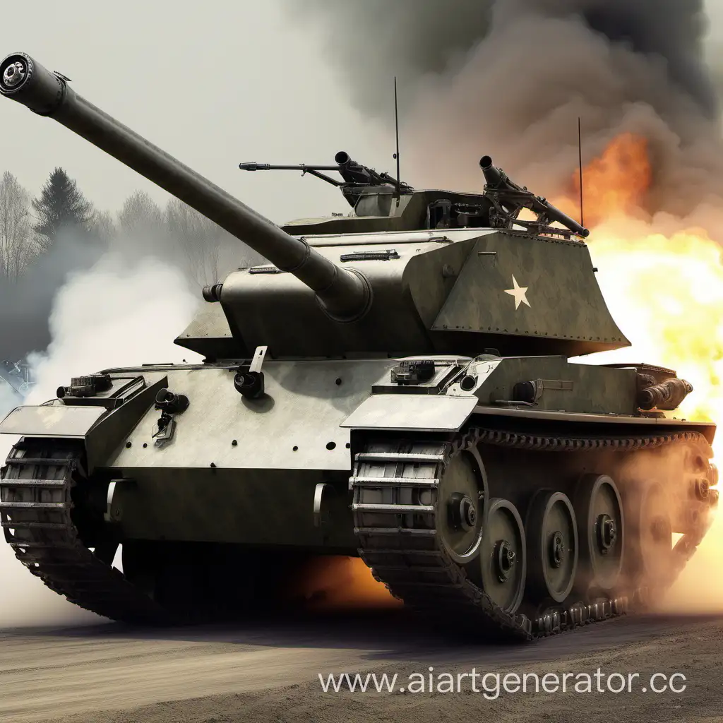 Max-von-Kriegers-Blitztrger-E-110-Tank-Destroyer-A-Formidable-Force-with-Tremendous-Firepower