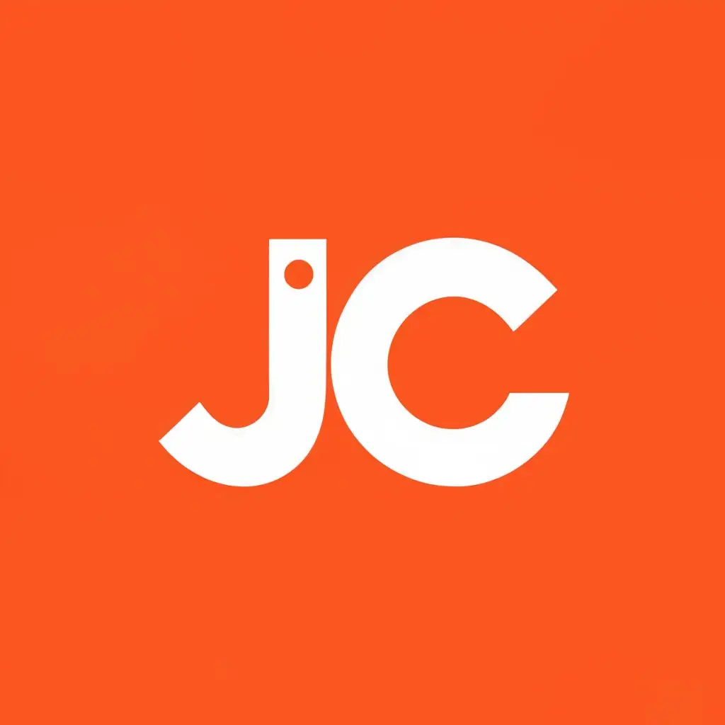 a logo design,with the text "JC", main symbol:icon of tshirt, hoodies, jackets, clothing, Gen-z,Moderate,clear background