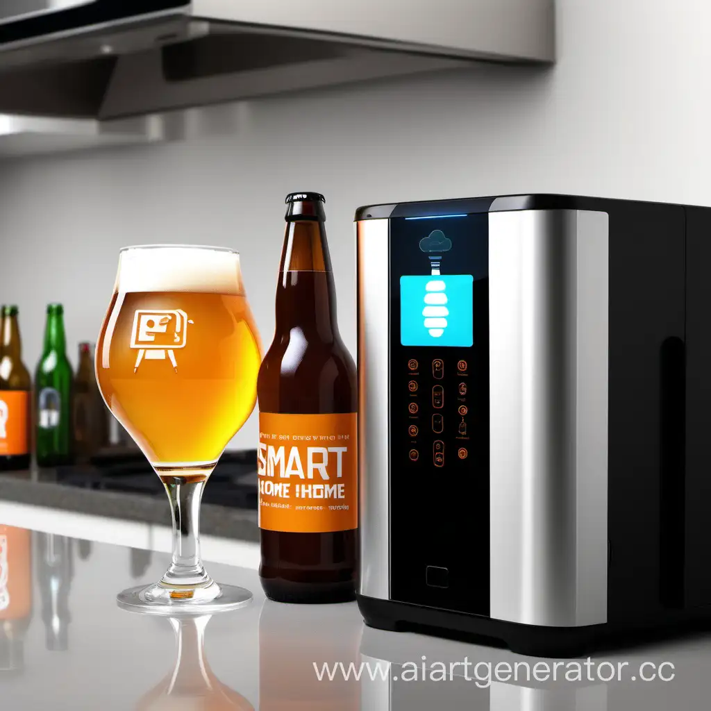 Smart home creates beer