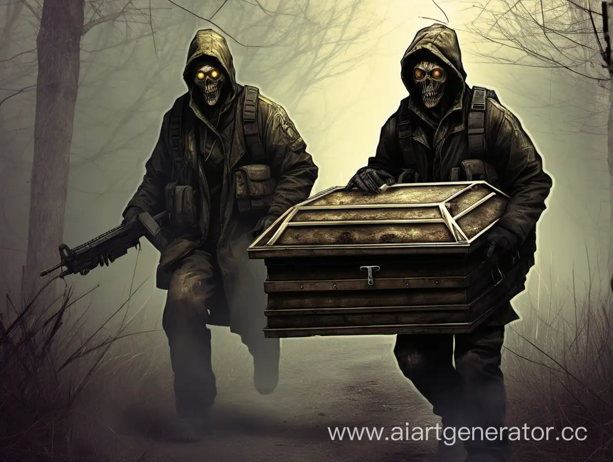 Men-Carrying-Coffin-in-PostApocalyptic-Stalker-Game-Scene