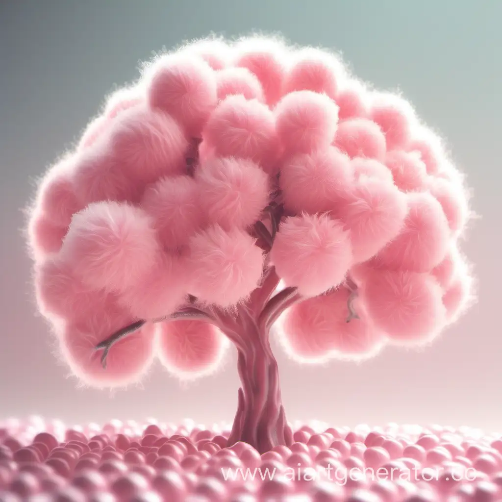 Delicate-Fluffy-Pink-Candy-Tree-Sweet-and-Enchanting-Fantasy-Landscape