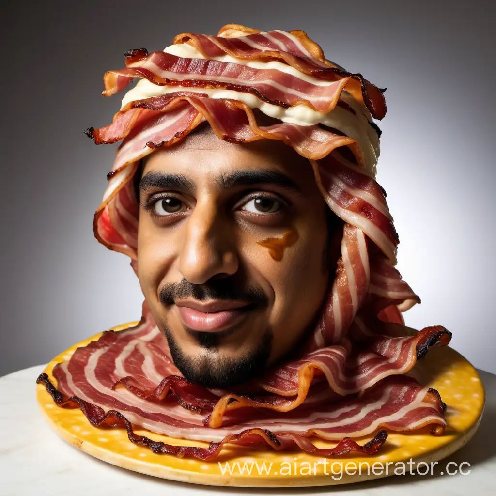 Unique-Sculpture-ArabInspired-Bacon-Art