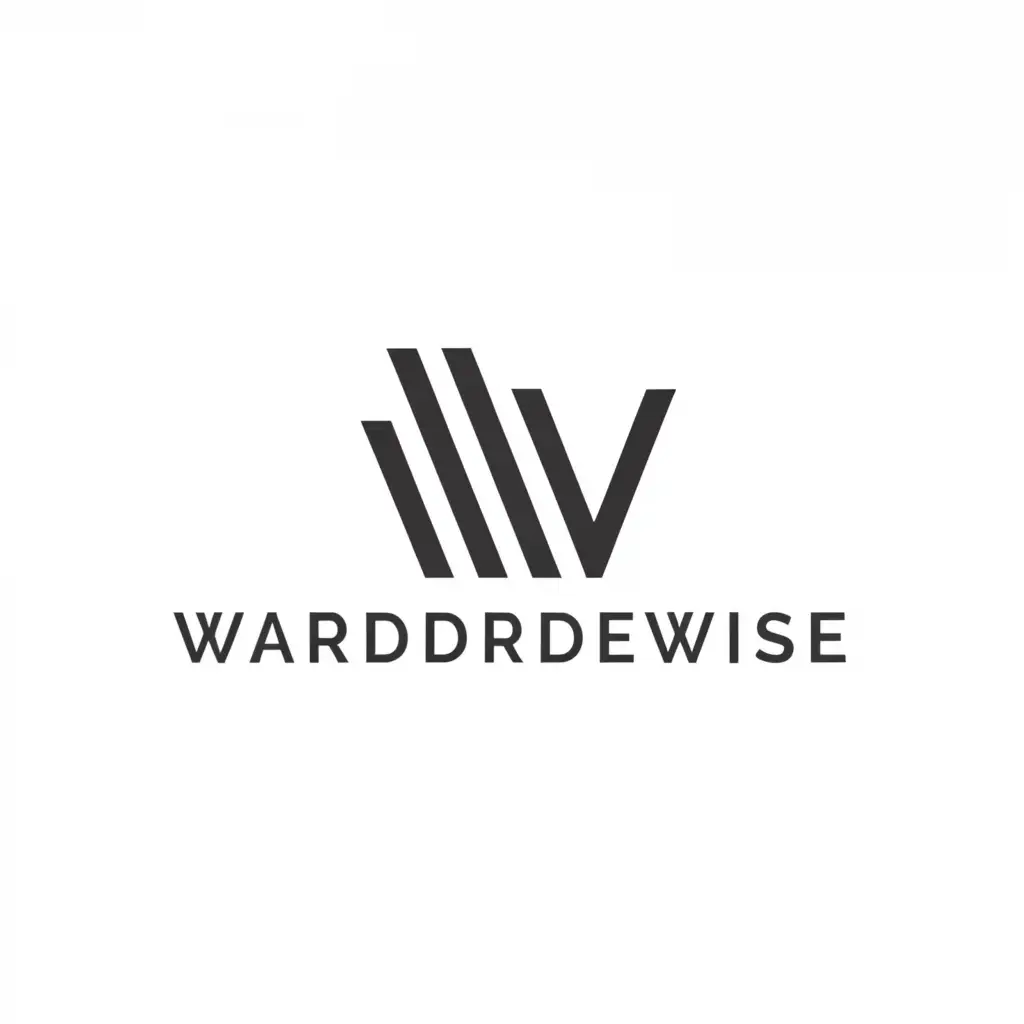 a logo design,with the text "WardrobeWise", main symbol:WW,Moderate,be used in Beauty Spa industry,clear background