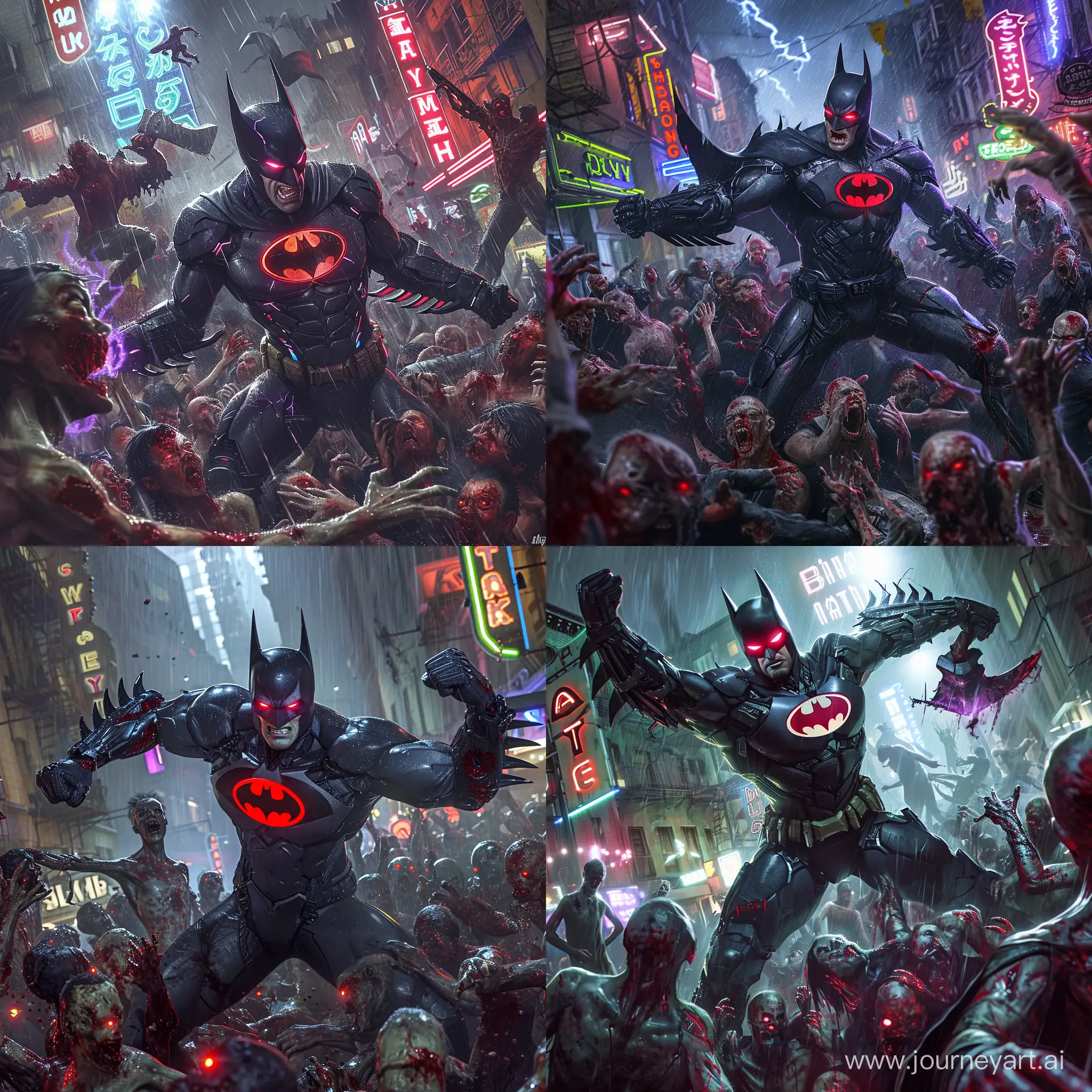 Intense-Batman-Beyond-Battle-Cybernetic-Survival-Against-Monstrous-Zombies