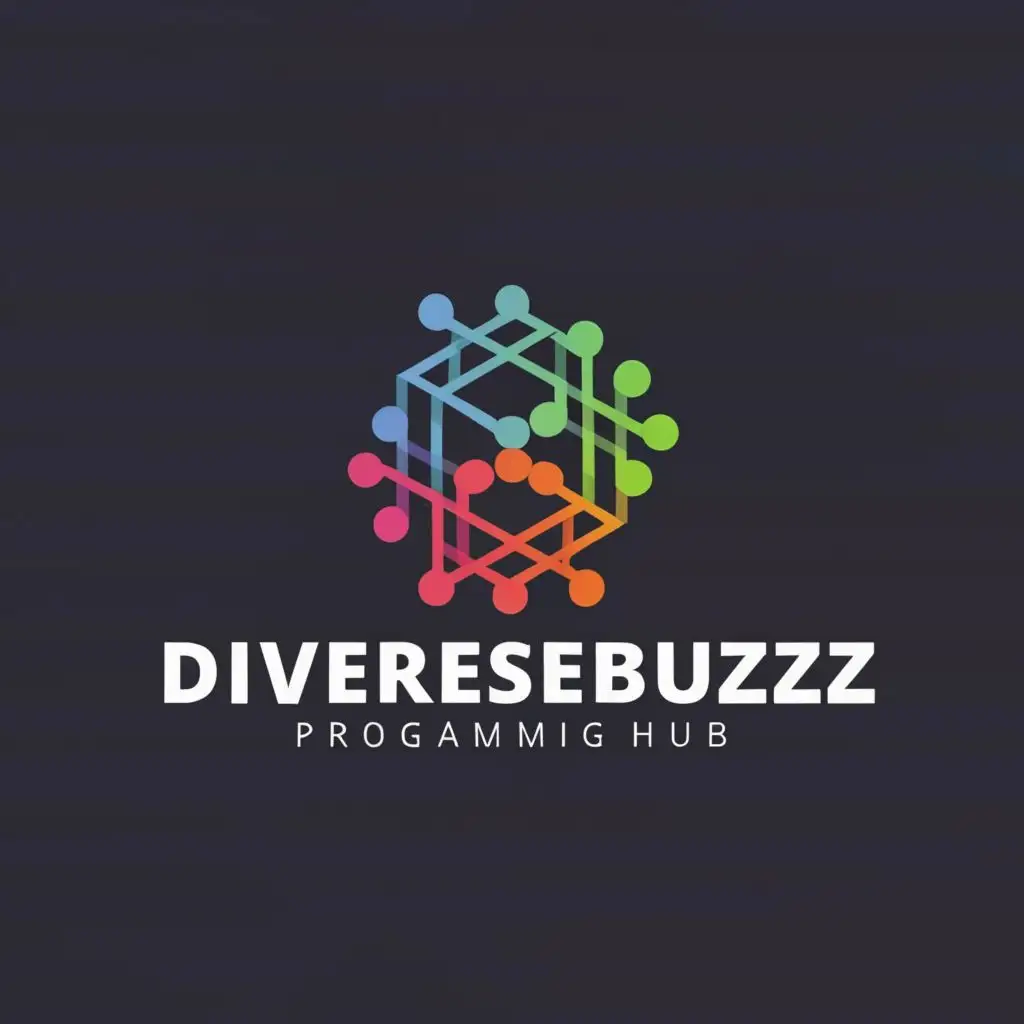 logo, Programming, with the text "Diversebuzzhub", typography, be used in Technology industry