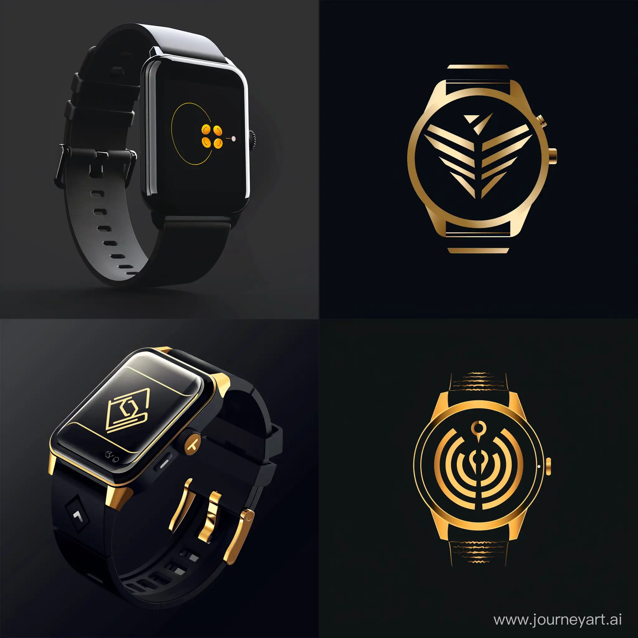 Smartwatch-Logo-Design-Sleek-Tech-Illustration-with-AR-Compatibility