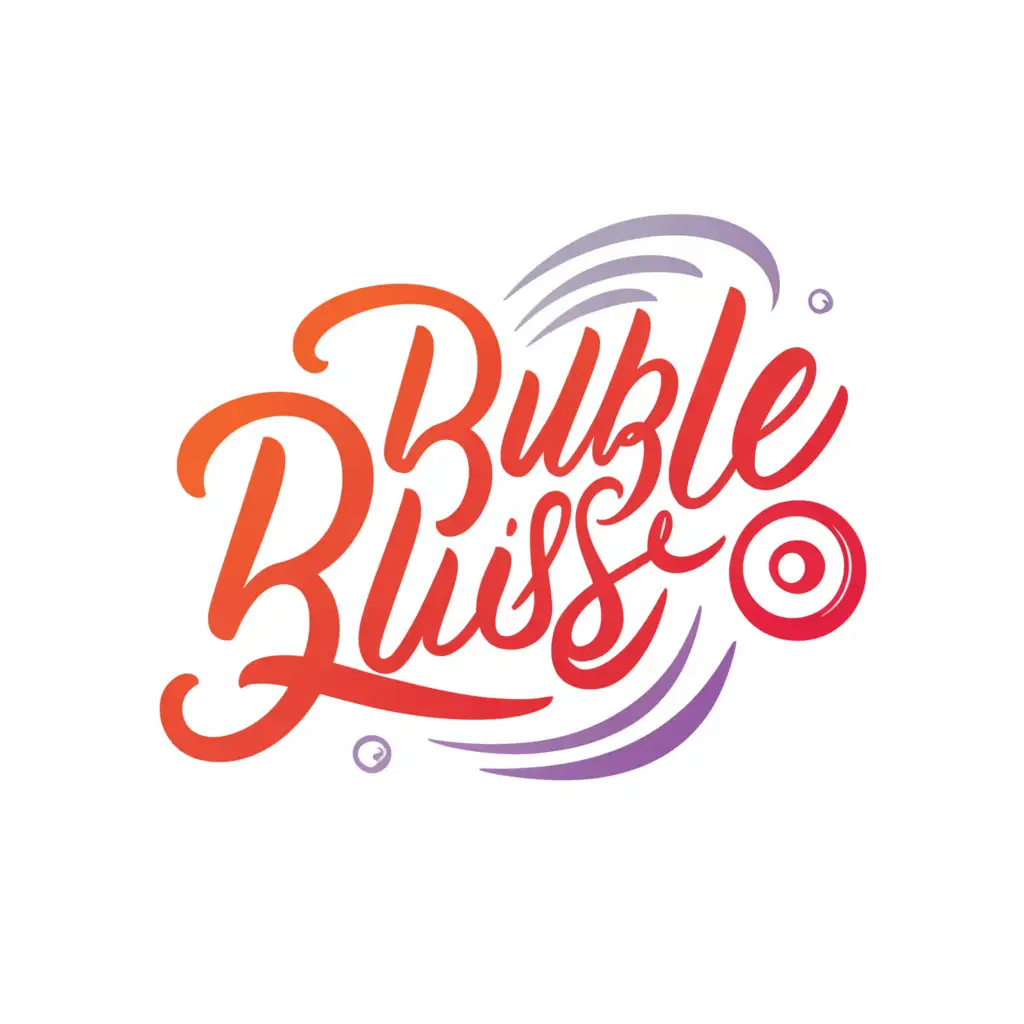 LOGO-Design-For-Bubble-Bliss-Playful-Bubble-Theme-for-Home-and-Family-Industry