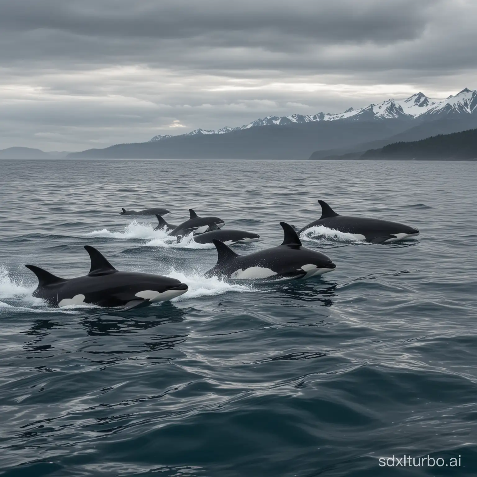 Underwater-Chase-Orcas-Pursuing-Prey
