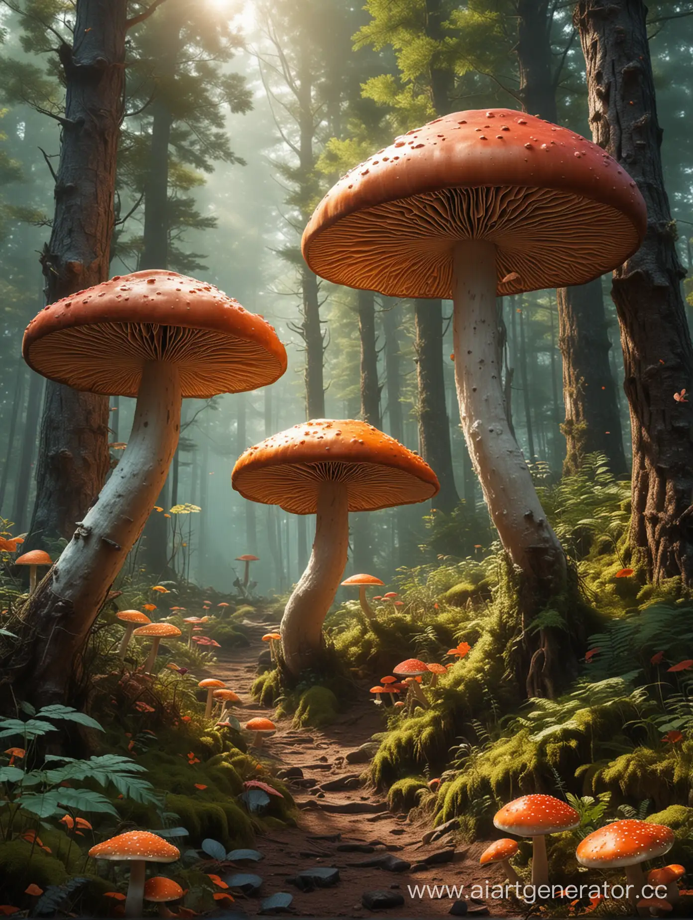 Vibrant-Fantasy-Forest-Enchanting-Giant-Mushroom-Grove