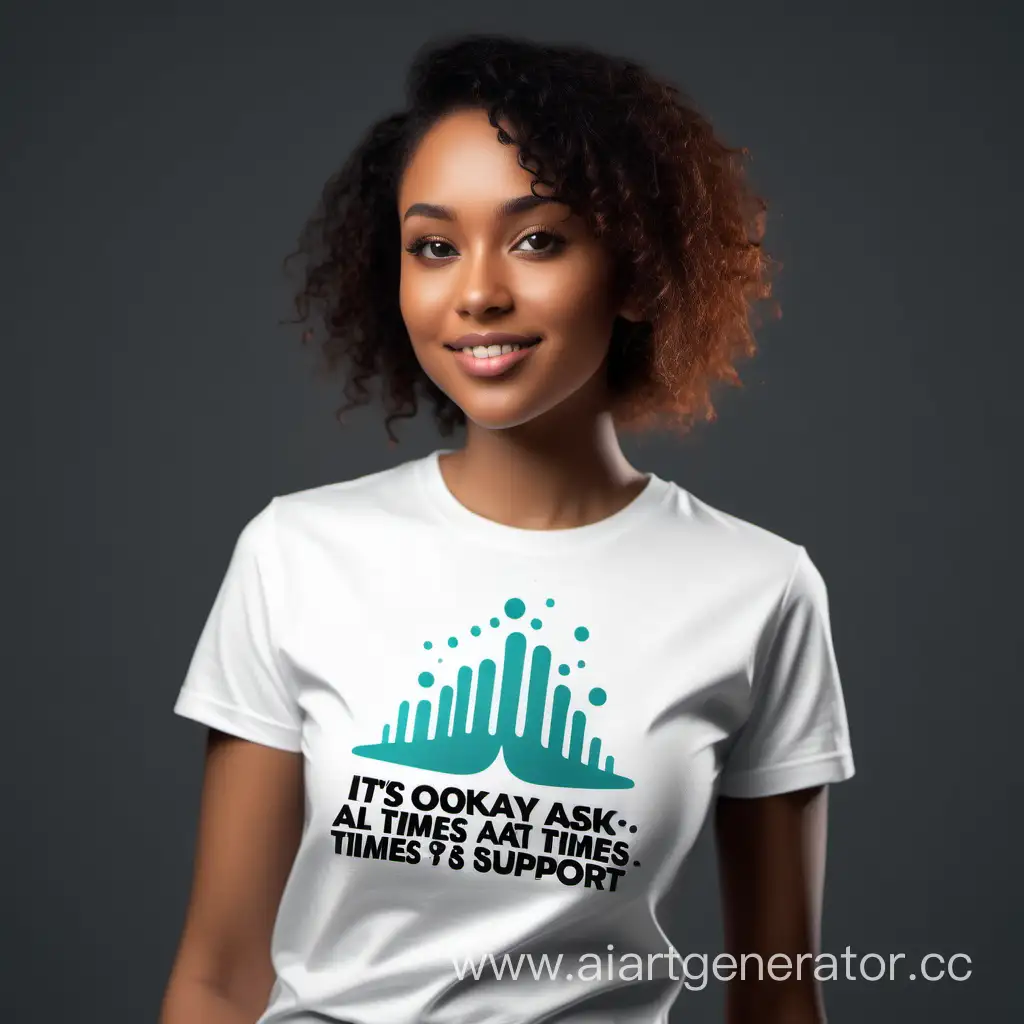 Unique Logo Design t-shirt 4k for"It's okay to ask for help, we all need support at times."