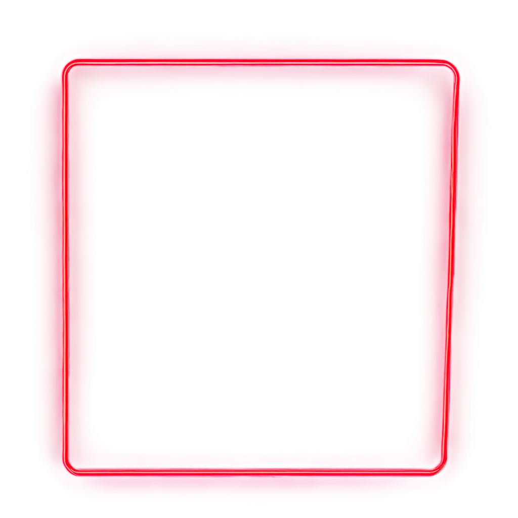 Vibrant-Red-Neon-Frame-PNG-Illuminate-Your-Designs-with-Stunning-Visual-Borders