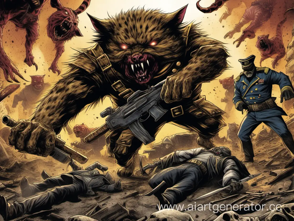 Mutated-Captain-Cat-and-Admiral-Boar-Ambush-Stalker-by-Hot-Anomaly