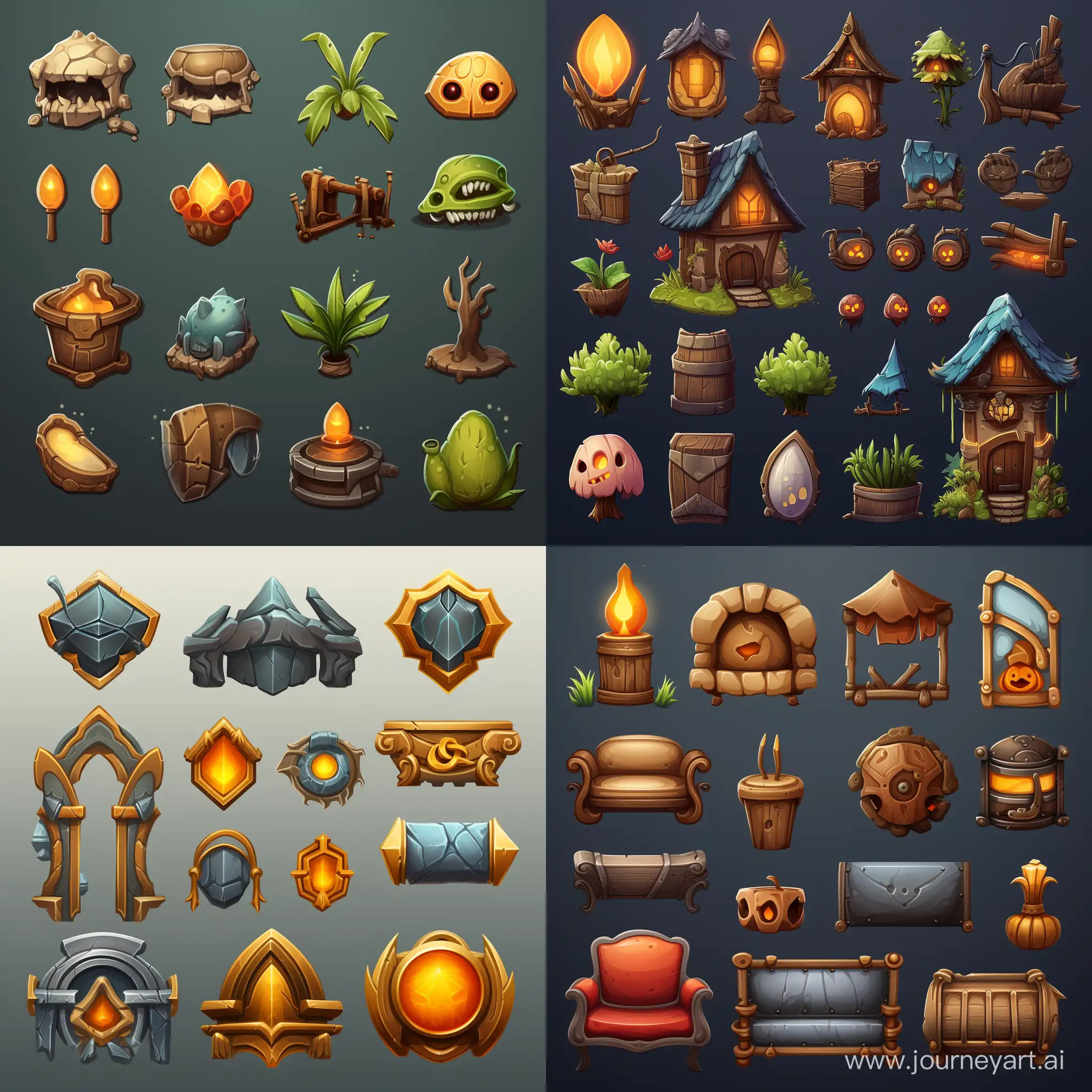 Custom-2D-Game-Design-Versatile-Icons-Objects-Assets-and-UI-Elements