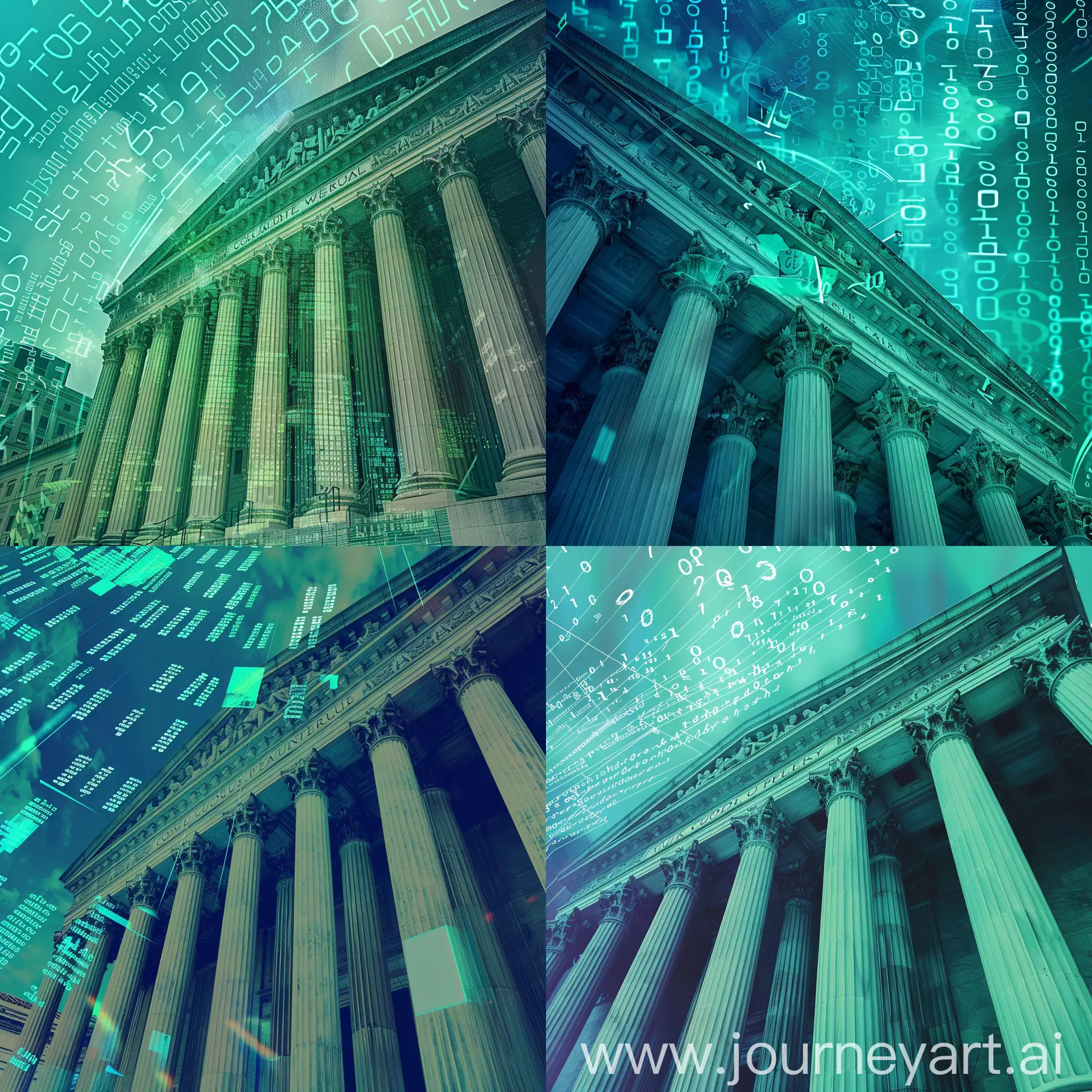 Digital-Courthouse-with-Ethereal-Digits-in-Blue-and-Green