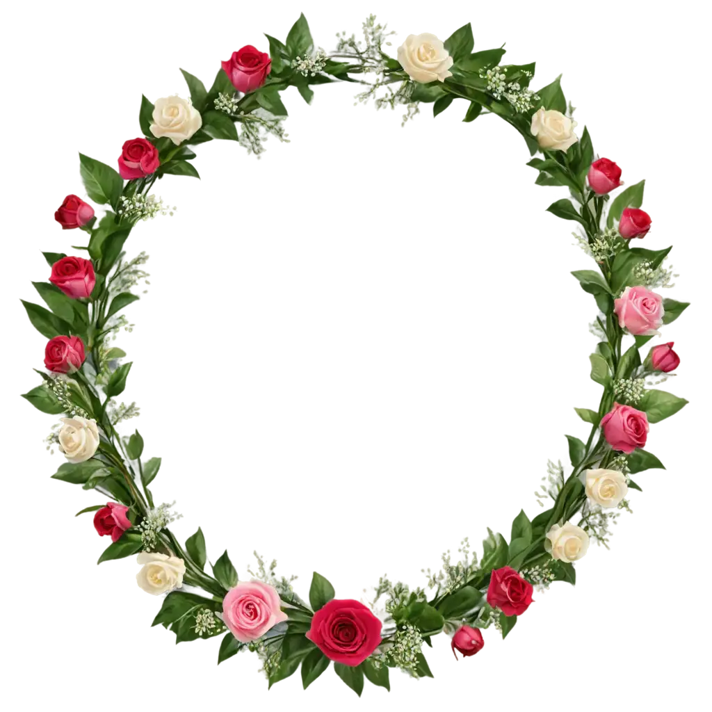 PNG-Image-Beautiful-Circle-Arrangement-of-Flowers-for-Weddings-and-Events