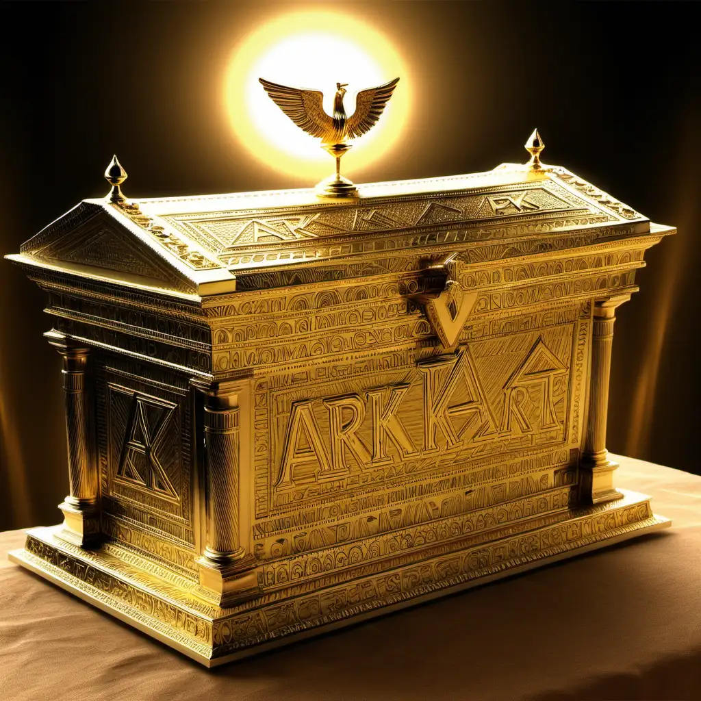 Ancient Artifact The Ark of the Covenant Revealed in Radiant Glory