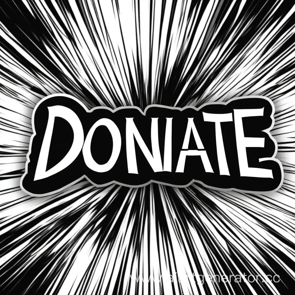 Monochrome-Anime-Style-Donate-Button