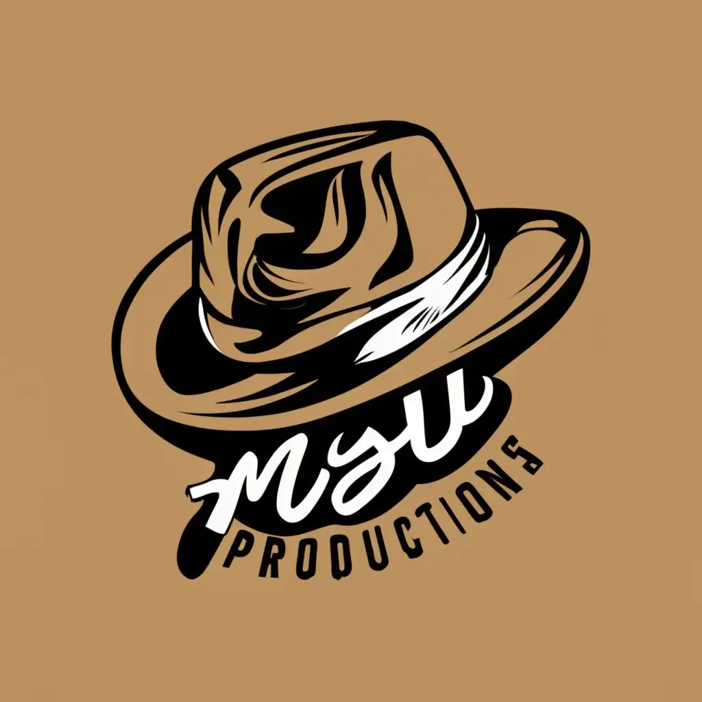 logo, Baseball hat, with the text "MSU Productions", typography, be used in Entertainment industry