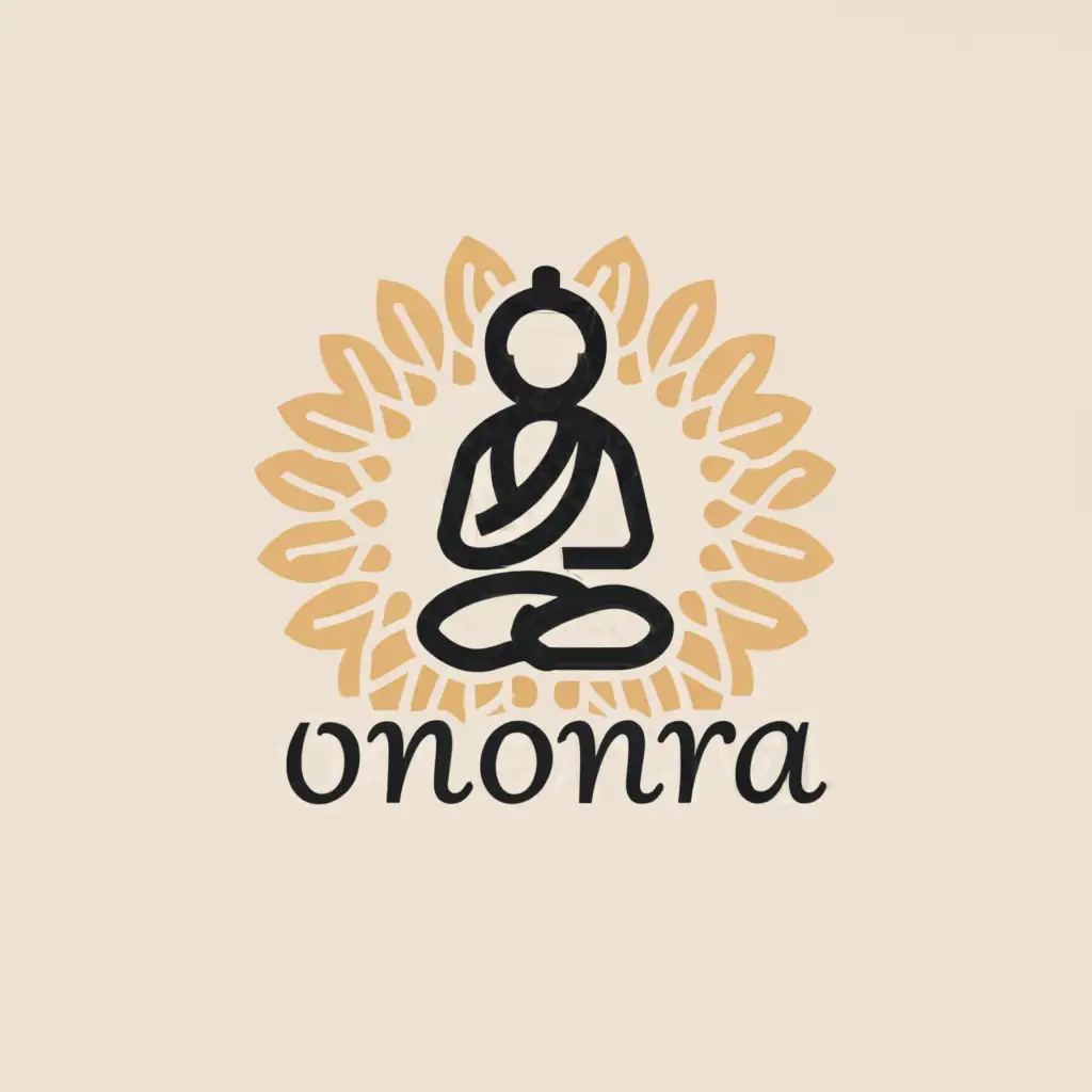 a logo design,with the text "OmonRa", main symbol:Monk,,Moderate,be used in Nonprofit industry,clear background