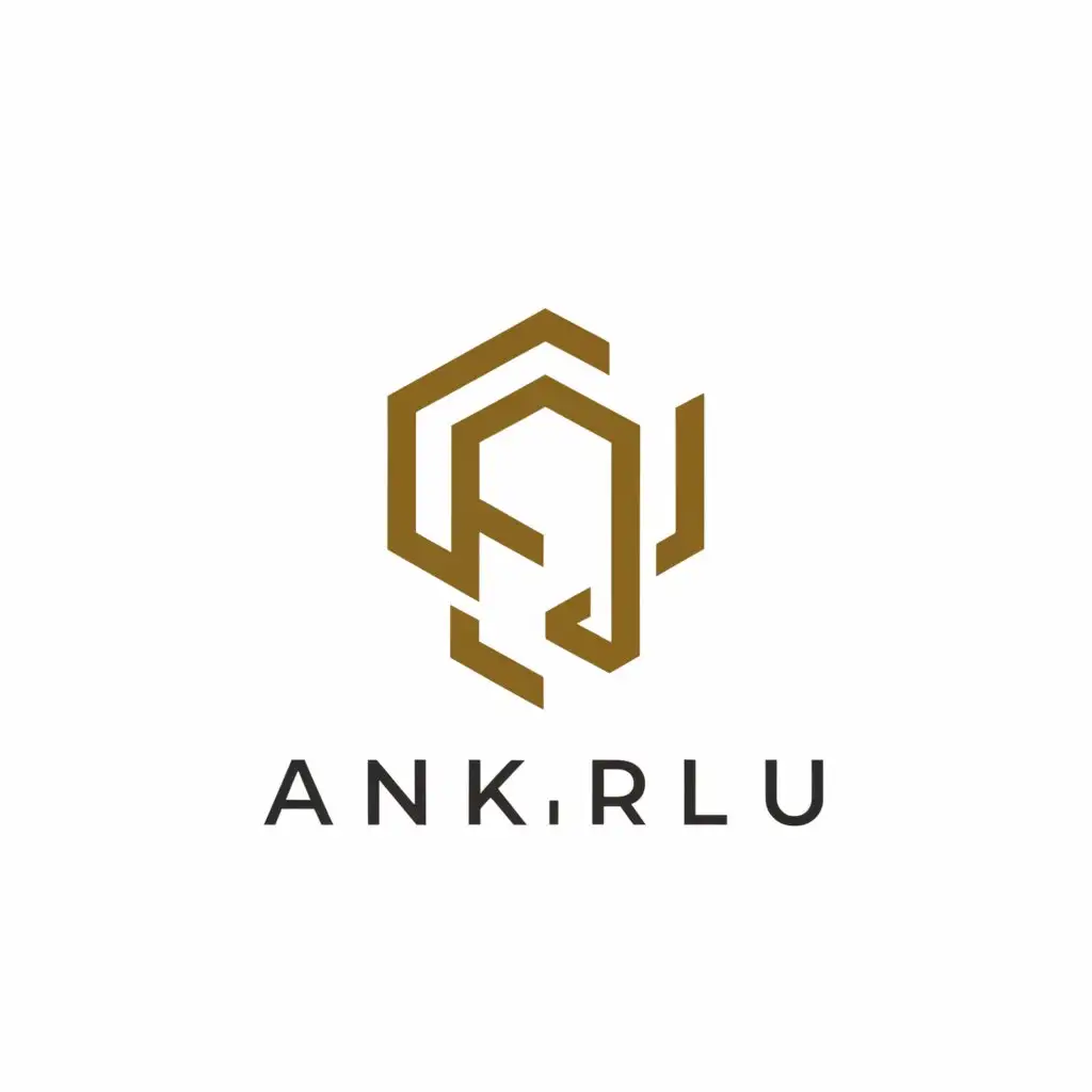 a logo design,with the text "ANKRULU", main symbol:Golden ratio monogram,Minimalistic,be used in Retail industry,clear background