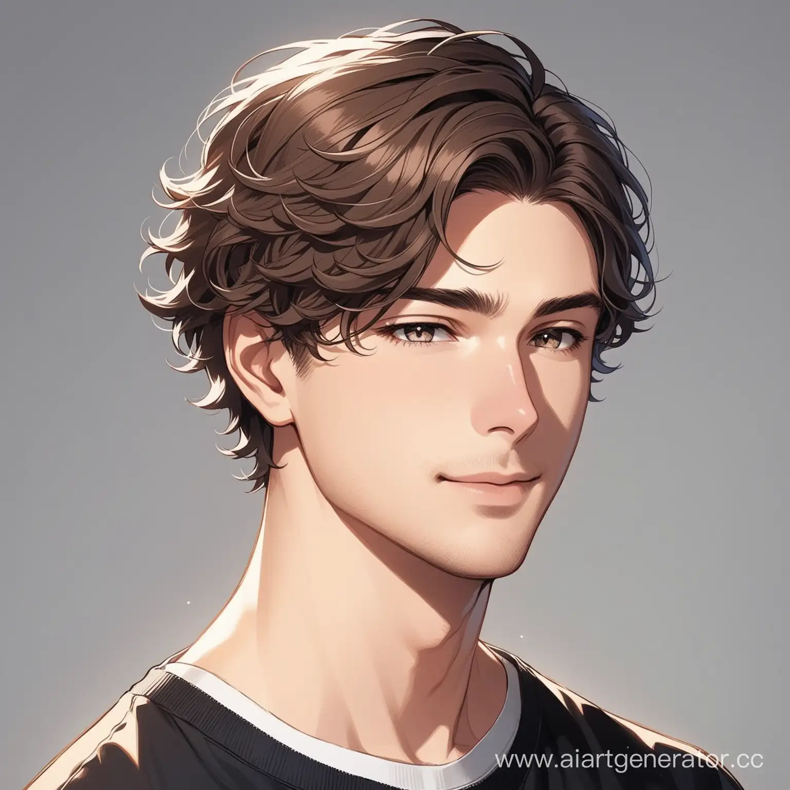 Portrait-of-a-Young-Man-with-Short-Wavy-Hair