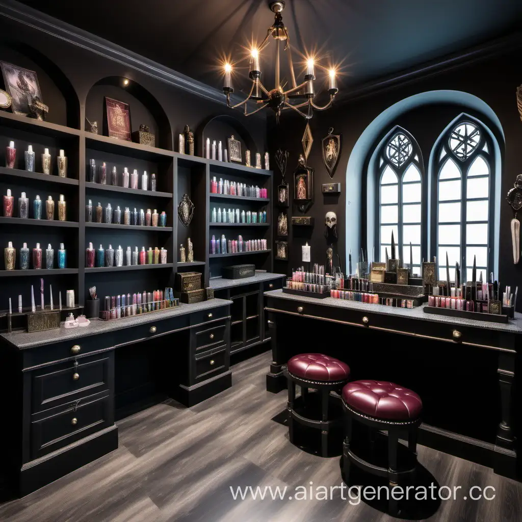 Magical-Harry-Potterthemed-Manicure-Room-with-Thematic-Items