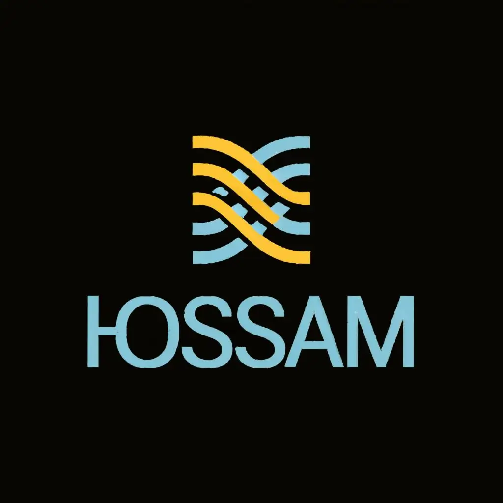 logo, Biomedical Engineering, with the text "Hossam", typography