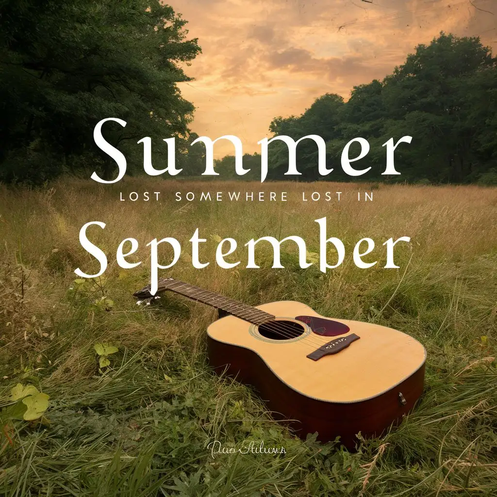 заблудилось лето где-то в сентябре гитара