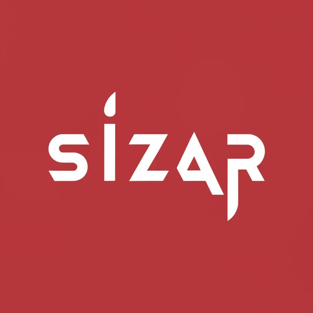 a logo design,with the text "sizar", main symbol:design,Moderate,clear background