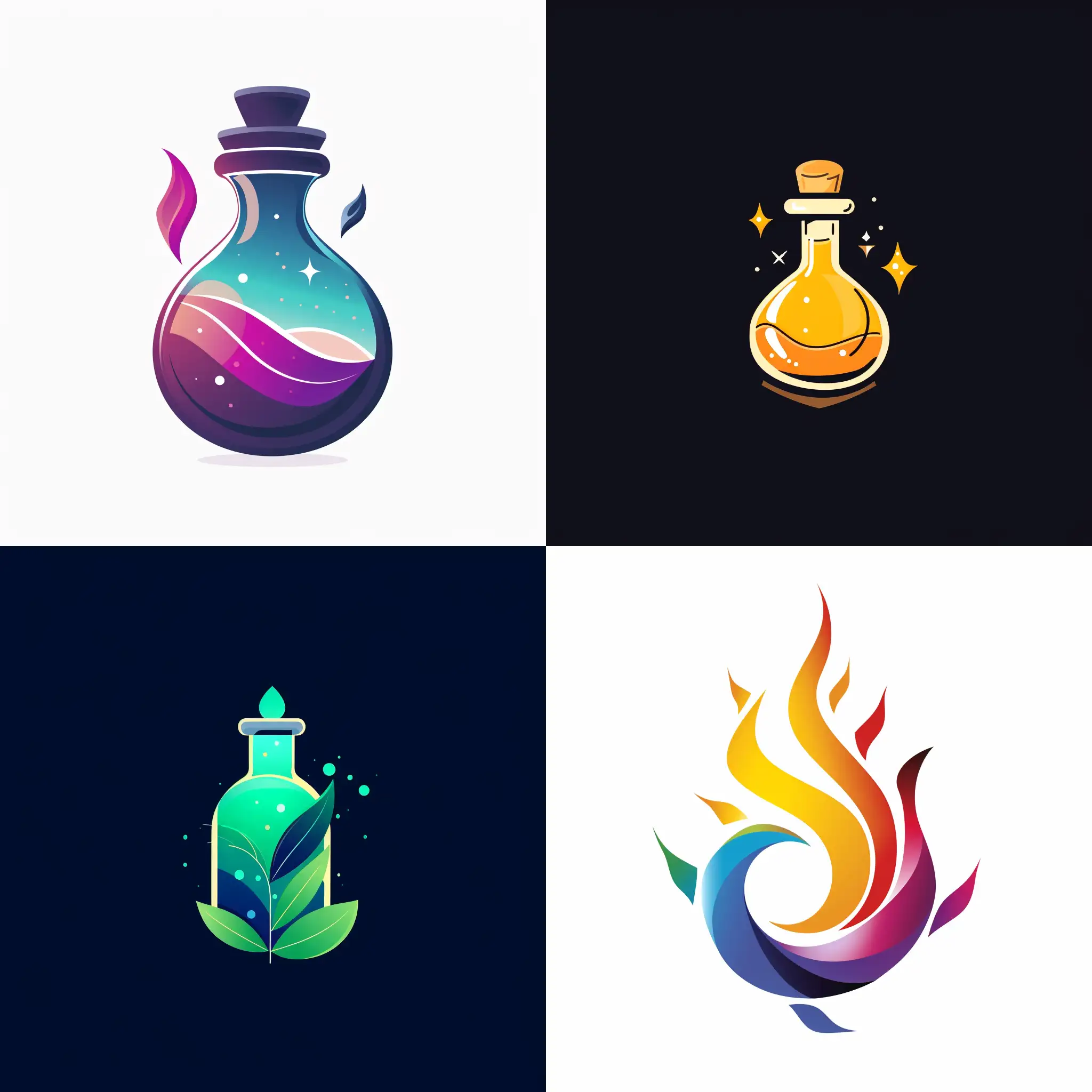 Elegant-Compatibility-Elixir-Logo-Design-with-Vibrant-Colors
