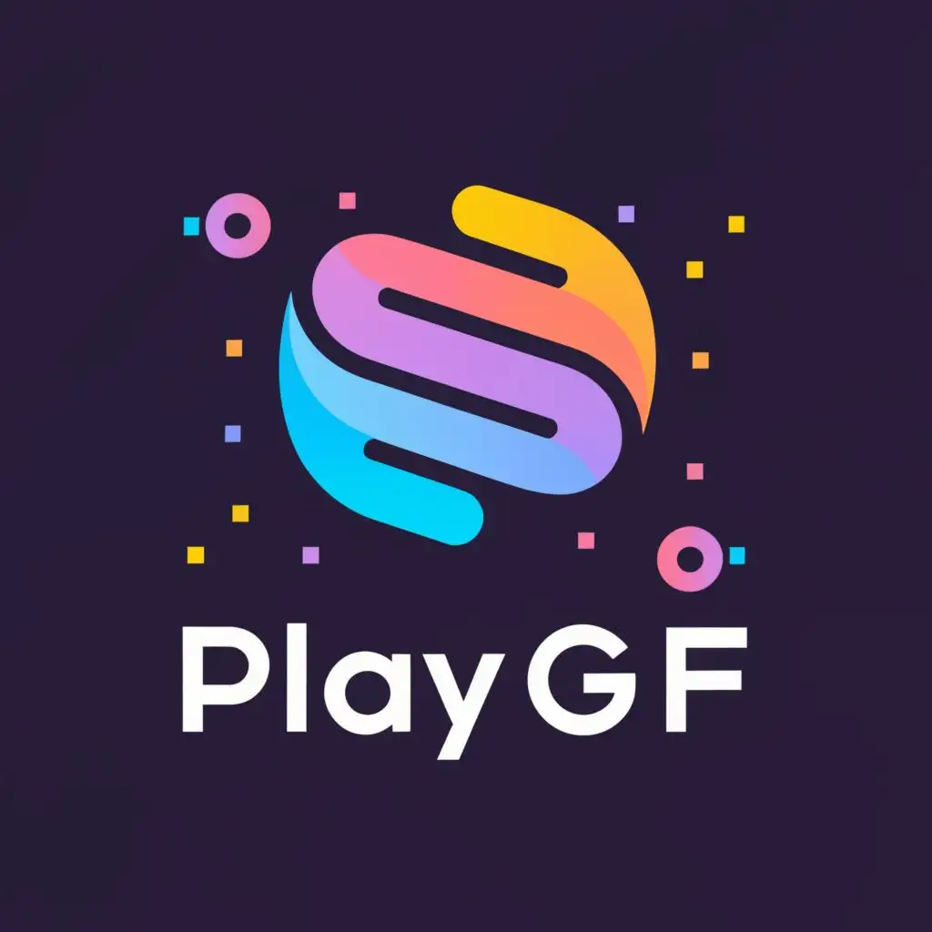 a logo design,with the text "PLAYGF", main symbol:chatroom,complex,be used in Finance industry,clear background