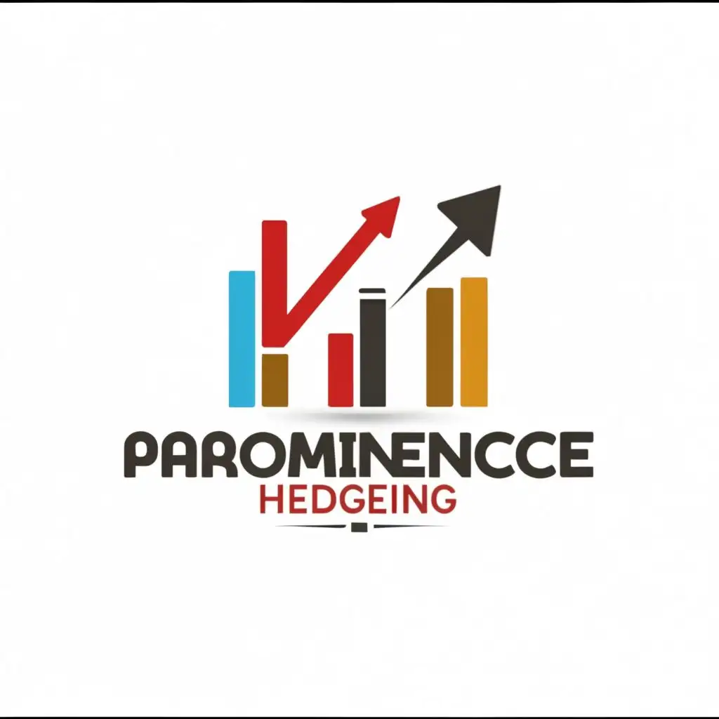 logo, Stock market, with the text "prominence of hedgeing", typography, be used in Finance industry